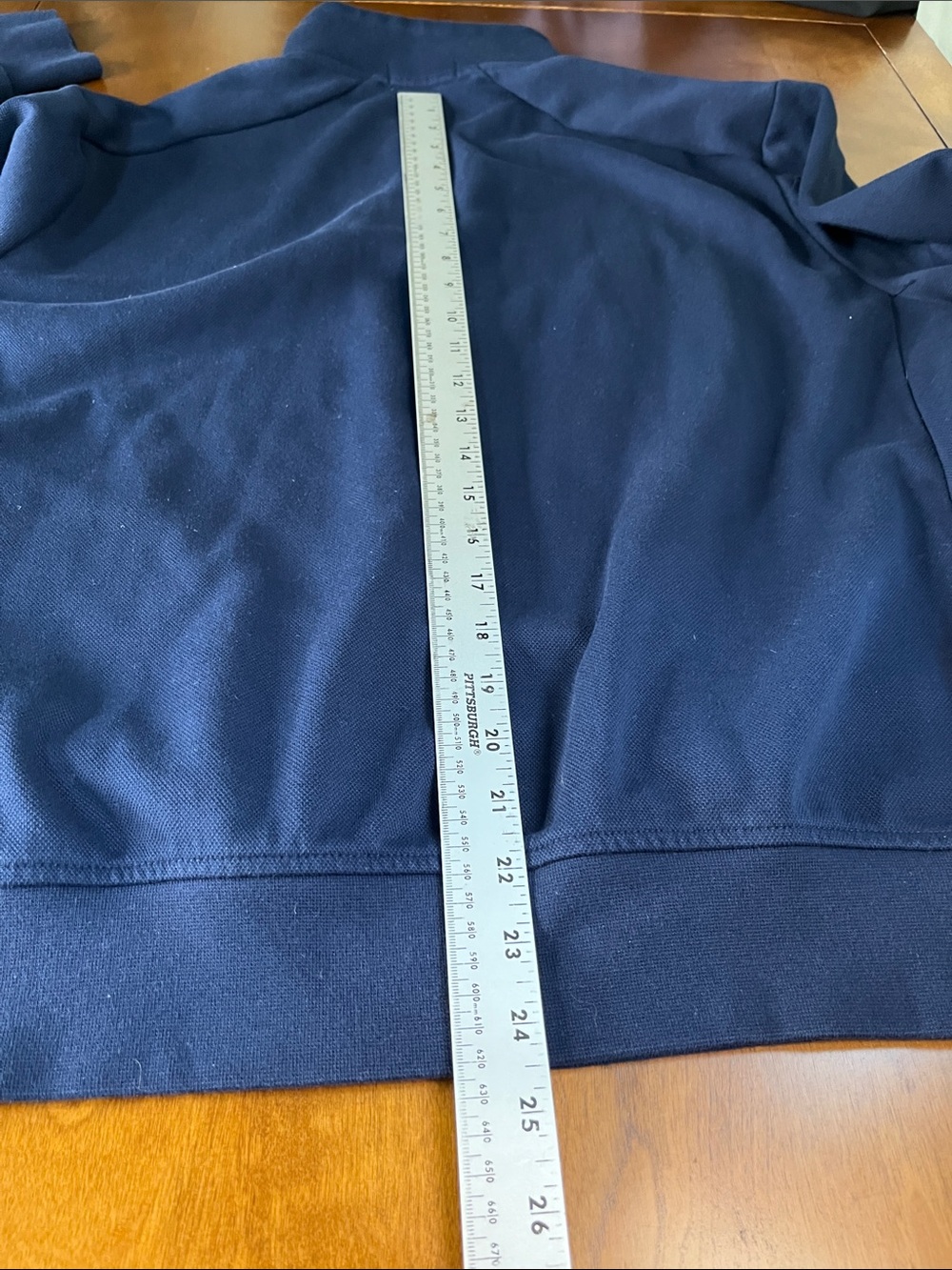 Polo by Ralph Lauren Navy Half-Zip Pullover with Red Pony - Picture 6 of 7
